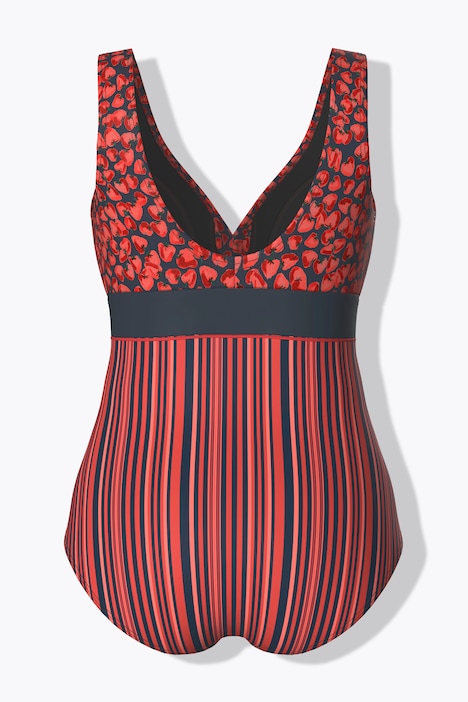 Badeanzug, Erdbeeren, Softcups, recycelt