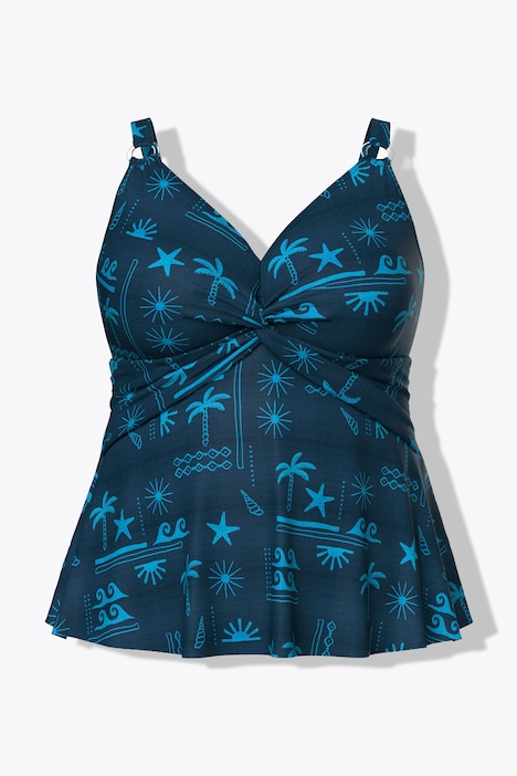 Tankini, Softcups, Träger verstellbar, recycelt