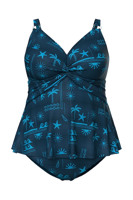 Tankini, měkké košíčky, nastavitelná ramínka, recyklovaný materiál