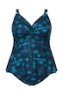 Tankini, měkké košíčky, nastavitelná ramínka, recyklovaný materiál