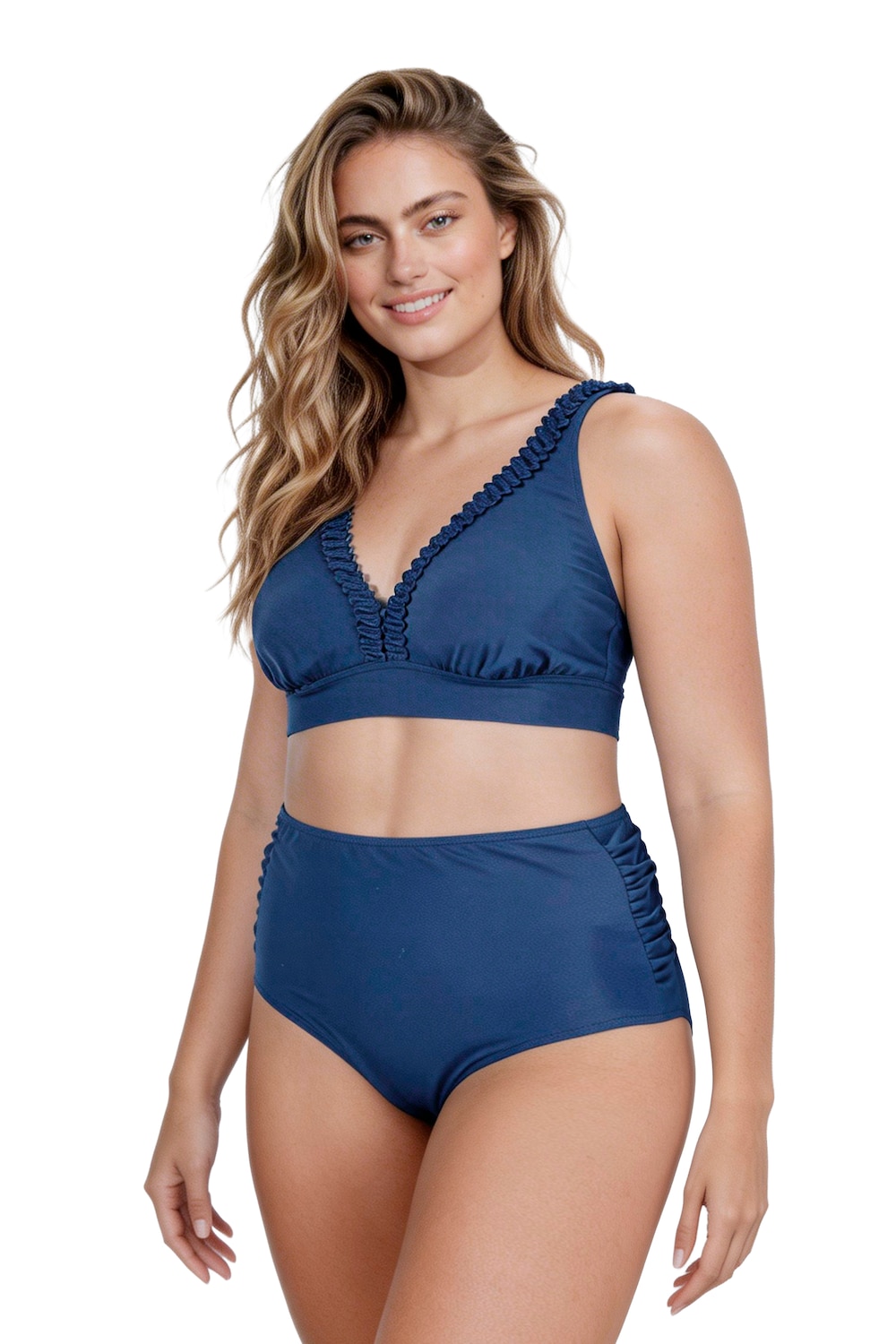 Bikini, Zierband, Softcups, Träger verstellbar