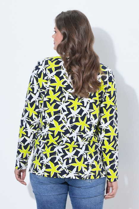 Neon Starfish Long Sleeve Tee