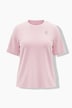 Sweatshirt, Metallic-Stickerei, Rundhals, Halbarm