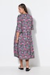 Midikleid, A-Line, Flower-Muster