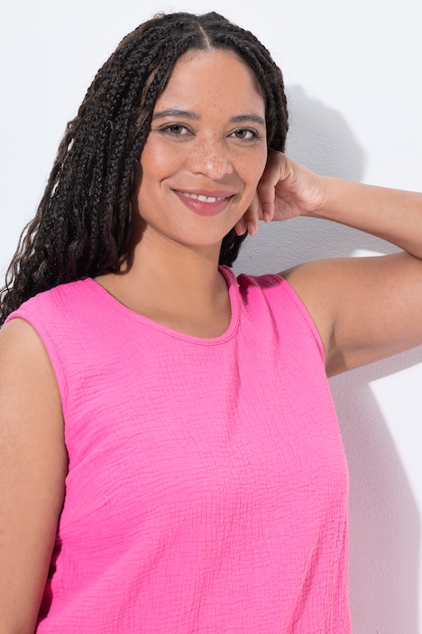 Blusentop, A-Linie, Musselin