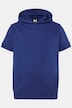 Hoodie, korte mouw, sweatstof, capuchon, tot 8XL