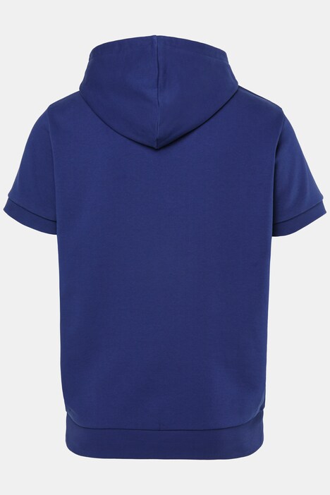 Hoodie, korte mouw, sweatstof, capuchon, tot 8XL