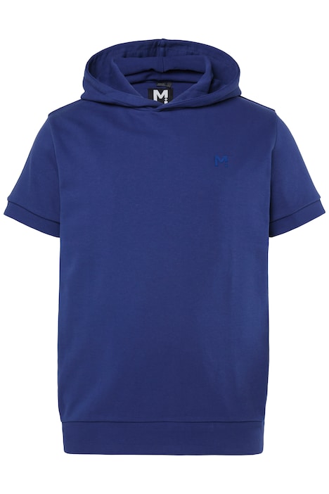 Mikina s kapucí, krátké rukávy, teplákovina, kapuce, do vel. 8XL
