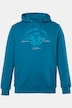 Men+ Hoodie, Sweat, Print, Kapuzensweater, Kängurutasche, bis 8 XL