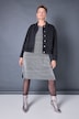 Jeansjacke, Boxy Shape, Glitzerfransen