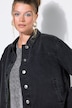 Jeansjacke, Boxy Shape, Glitzerfransen