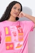 T-shirt i boxy-pasform med sommer-motiv