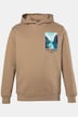 Men+ Hoodie, Sweat, Print, Kapuzensweater, Kängurutasche, bis 8 XL