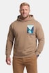 Men+ Hoodie, Sweat, Print, Kapuzensweater, Kängurutasche, bis 8 XL