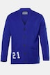 Strickjacke, Collegejacke, Wolloptik-Strick, Badges, bis 8 XL