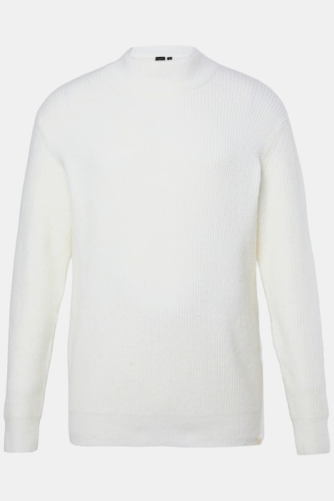 Pullover, lässige Passform, hoher Stehkragen, bis 8 XL