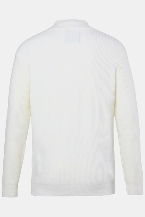 Pullover, lässige Passform, hoher Stehkragen, bis 8 XL