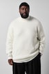 Pullover, lässige Passform, hoher Stehkragen, bis 8 XL