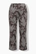 Sweathose Rose, Jacquard, weites Bein, Biobaumwolle