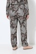 Sweathose Rose, Jacquard, weites Bein, Biobaumwolle