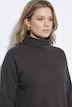 Midi-Sweatkleid, Taschen, Stehkragen, Langarm