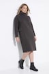 Midi-Sweatkleid, Taschen, Stehkragen, Langarm