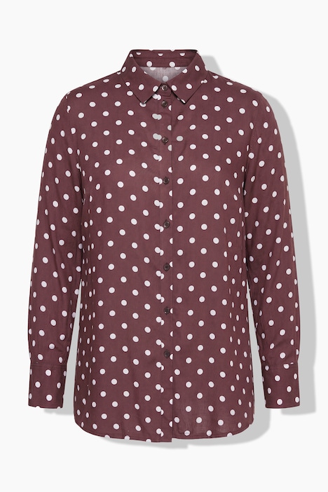 Hemdbluse, Wide Shape, Polkadots