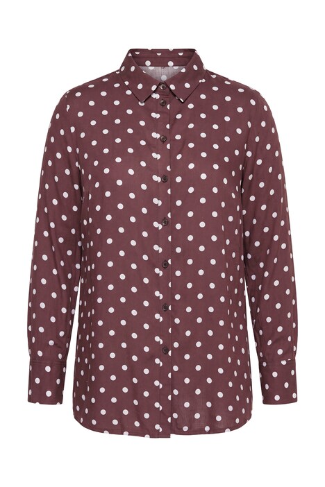 Hemdbluse, Wide Shape, Polkadots