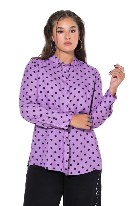 Hemdbluse, Wide Shape, Polkadots