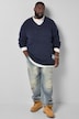 Pullover, Grobstrick, Wollmix, V-Ausschnitt, bis 8 XL