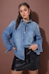 Jeanshemd, Oversize Shape, Zier-Nieten