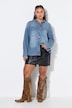 Jeanshemd, Oversize Shape, Zier-Nieten