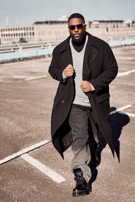 Pull, maille épaisse, mélange de laine, col en V, jusqu'à la taille 8 XL