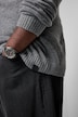 Pullover, Grobstrick, Wollmix, V-Ausschnitt, bis 8 XL
