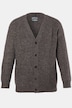 Strickjacke, warmer Strick, V-Ausschnitt, bis 8 XL