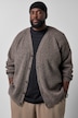 Strickjacke, warmer Strick, V-Ausschnitt, bis 8 XL