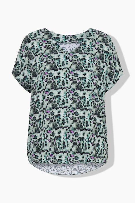Blusenshirt, oversized, Color-Leo