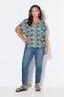 Blusenshirt, oversized, Color-Leo