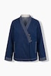 Jeansjacke, A-Linie, Schalkragen, Kimono-Stil