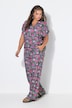 Blusenshirt, oversized, Flowers