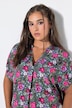 Blusenshirt, oversized, Flowers