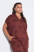 Blusenshirt, oversized, Croco Print