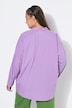 Chemisier oversized avec broderie sur la poche chemise