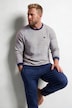 Schlafanzug, Zweiteiler, Bauchfit, Allover-Muster, Langarm, bis 8 XL