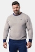Schlafanzug, Zweiteiler, Bauchfit, Allover-Muster, Langarm, bis 8 XL