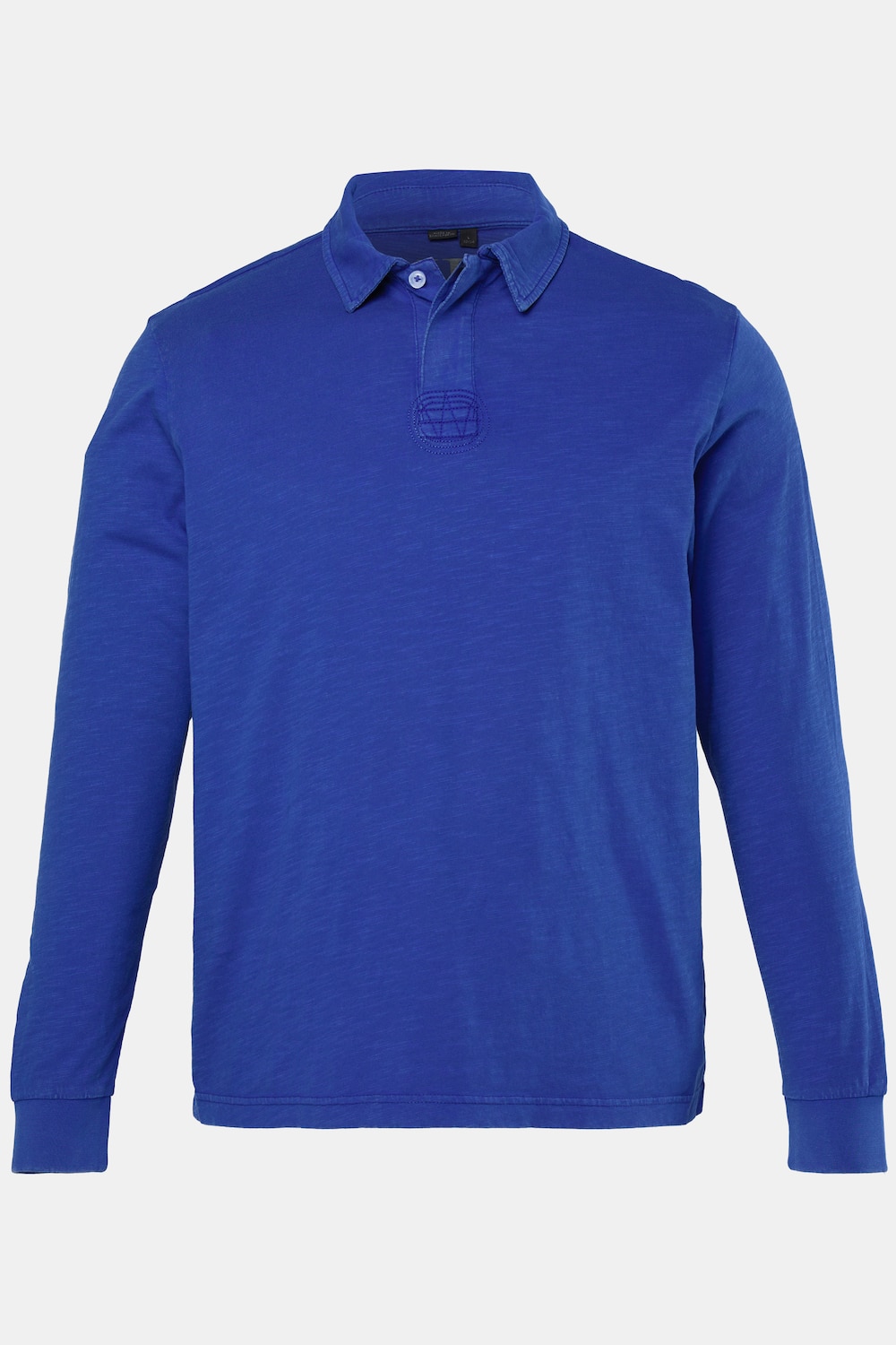Langarm-Poloshirt, Heavy Jersey, Vintage Look, bis 8 XL