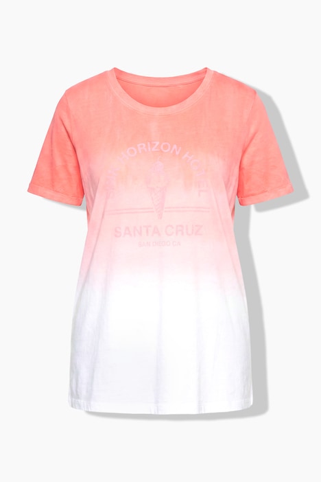 T-shirt, comfortabele pasvorm, kleurverloop, korte mouw