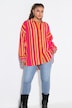 Bluse, Oversize Shape, Musselin, Streifen