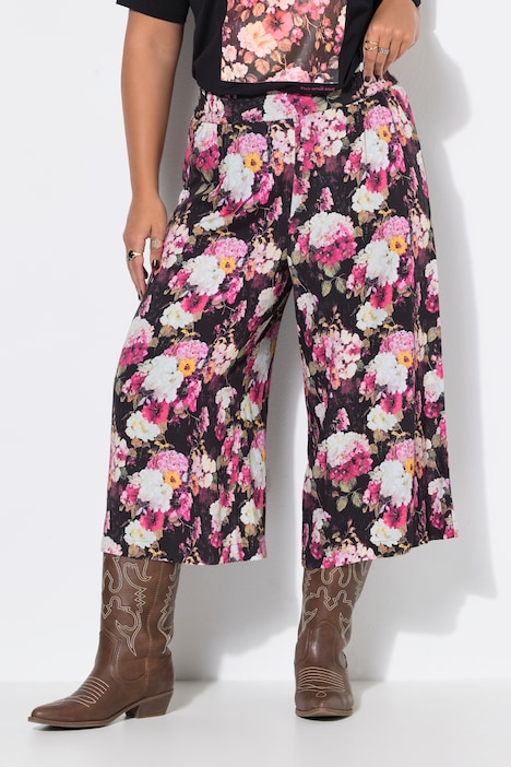 Culotte, very wide Legs, Hortensien