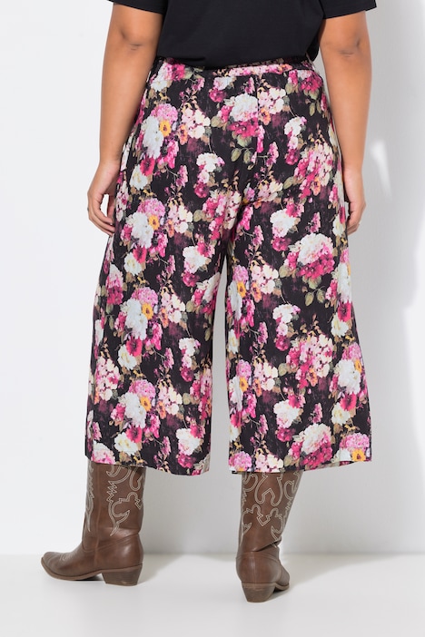 Culotte, very wide Legs, Hortensien